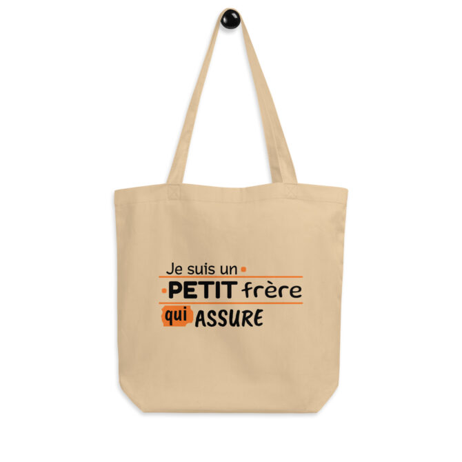 Tote Bag Bio Je suis un petit frère qui assure