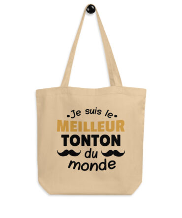 Tote Bag Bio Je suis le meilleur tonton du monde