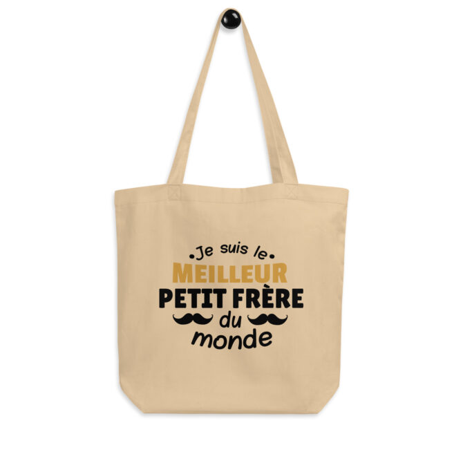 Tote Bag Bio Je suis le meilleur petit frère du monde