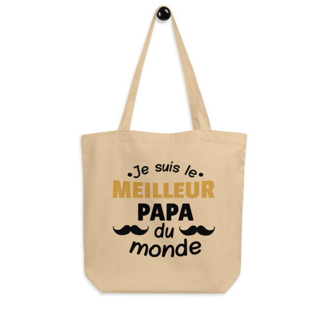 Tote Bag Bio Je suis le meilleur papa du monde