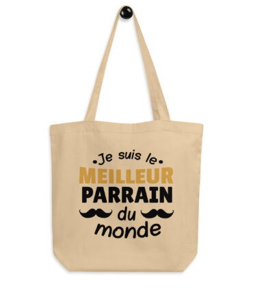 Tote Bag Bio Je suis le meilleur parrain du monde