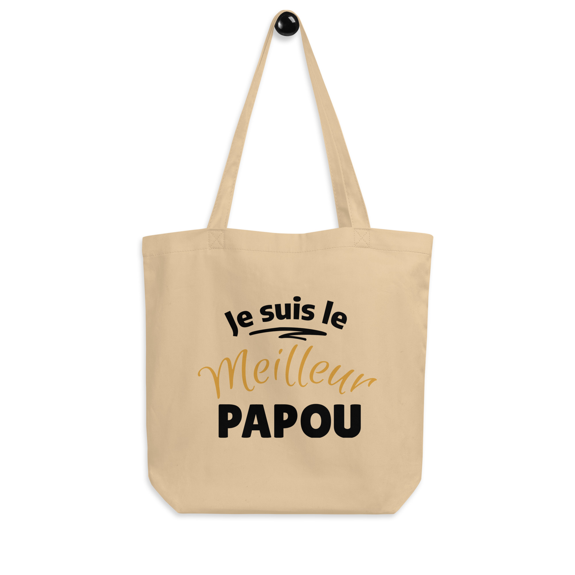 Tote Bag Bio je suis le meilleur papou