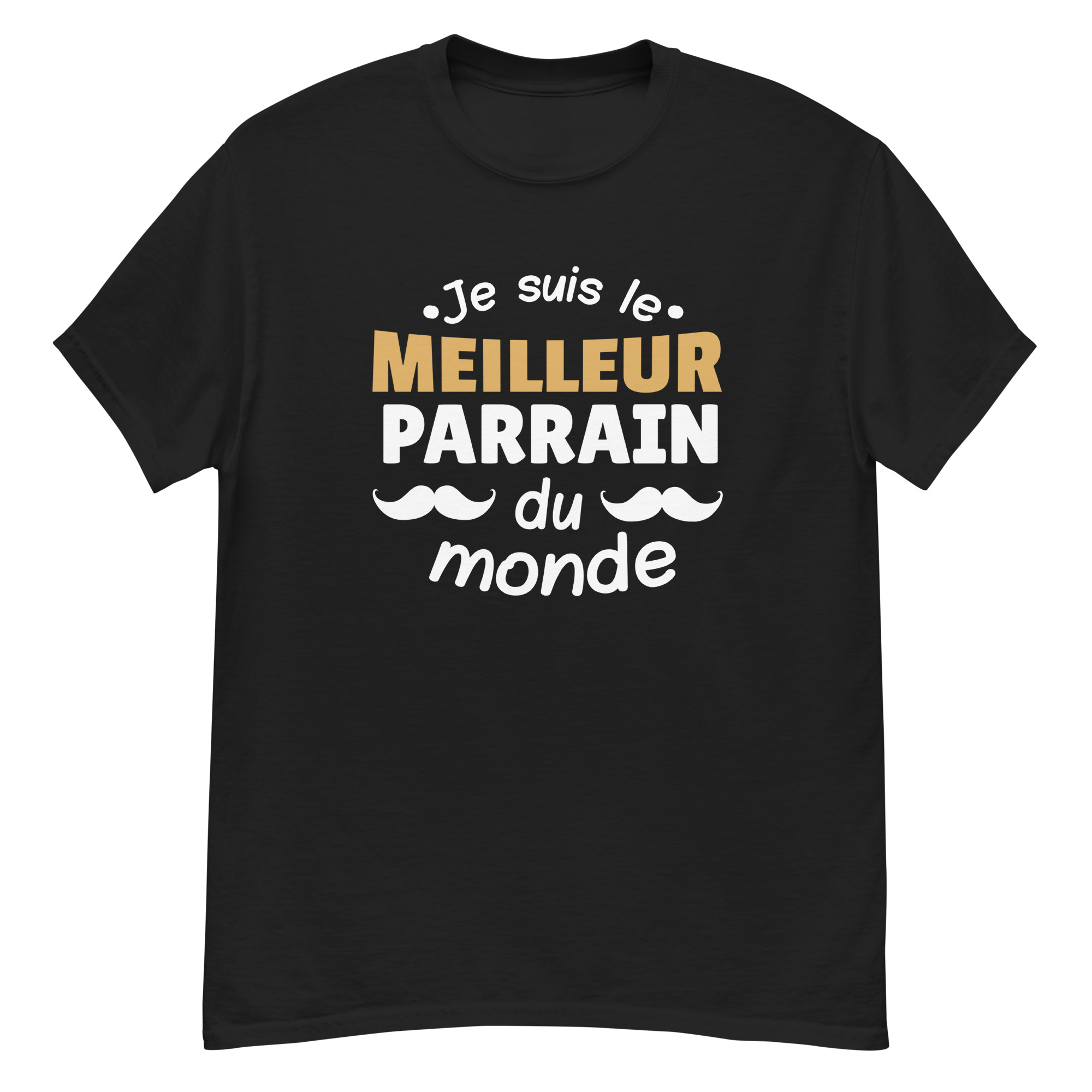 T-shirt classique homme Je suis le meilleur parrain du monde