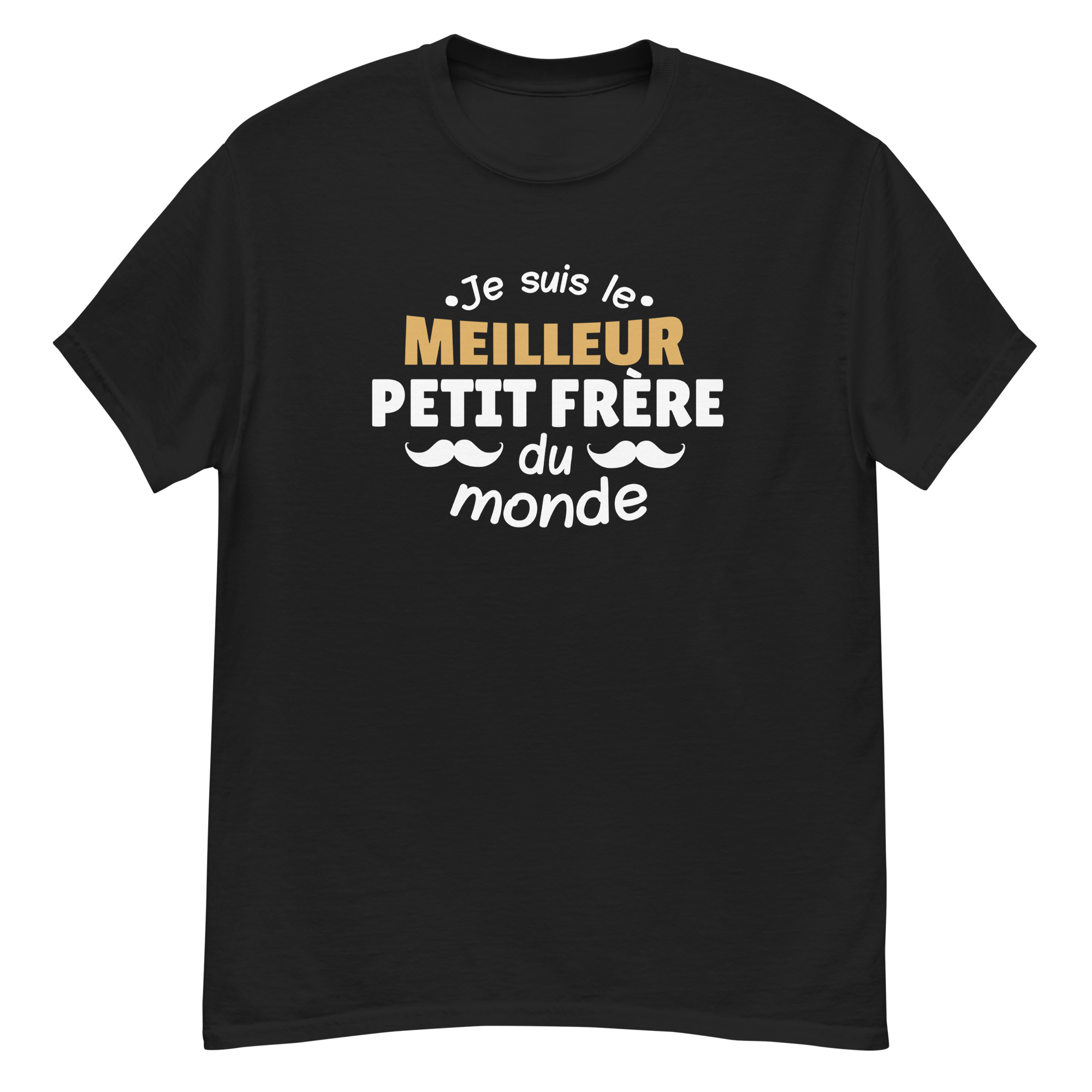 T-shirt classique homme Je suis le meilleur petit frère du monde