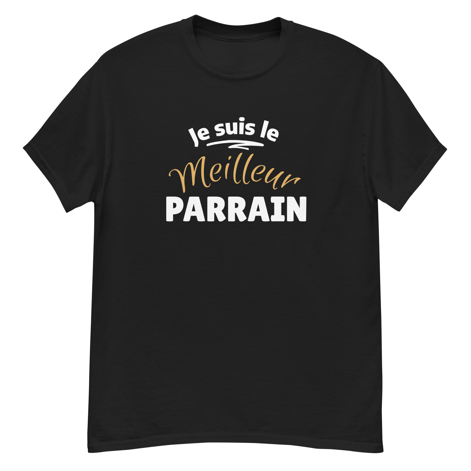 T-shirt classique homme je suis le meilleur parrain