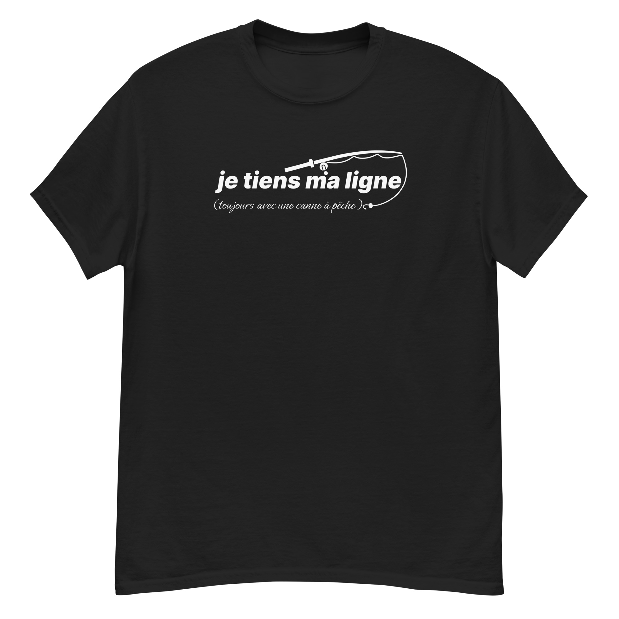 T-shirt classique homme Je tiens ma ligne