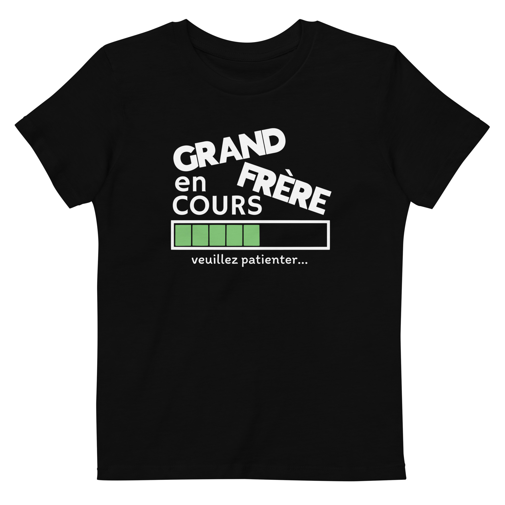T-shirt en coton bio enfant grand frère en cours veuillez patienter…