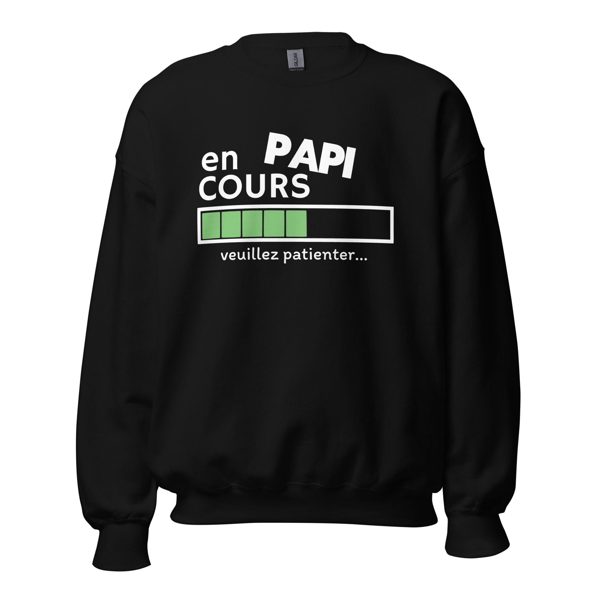 Sweat Unisexe à Col Rond papi en cours veuillez patienter…