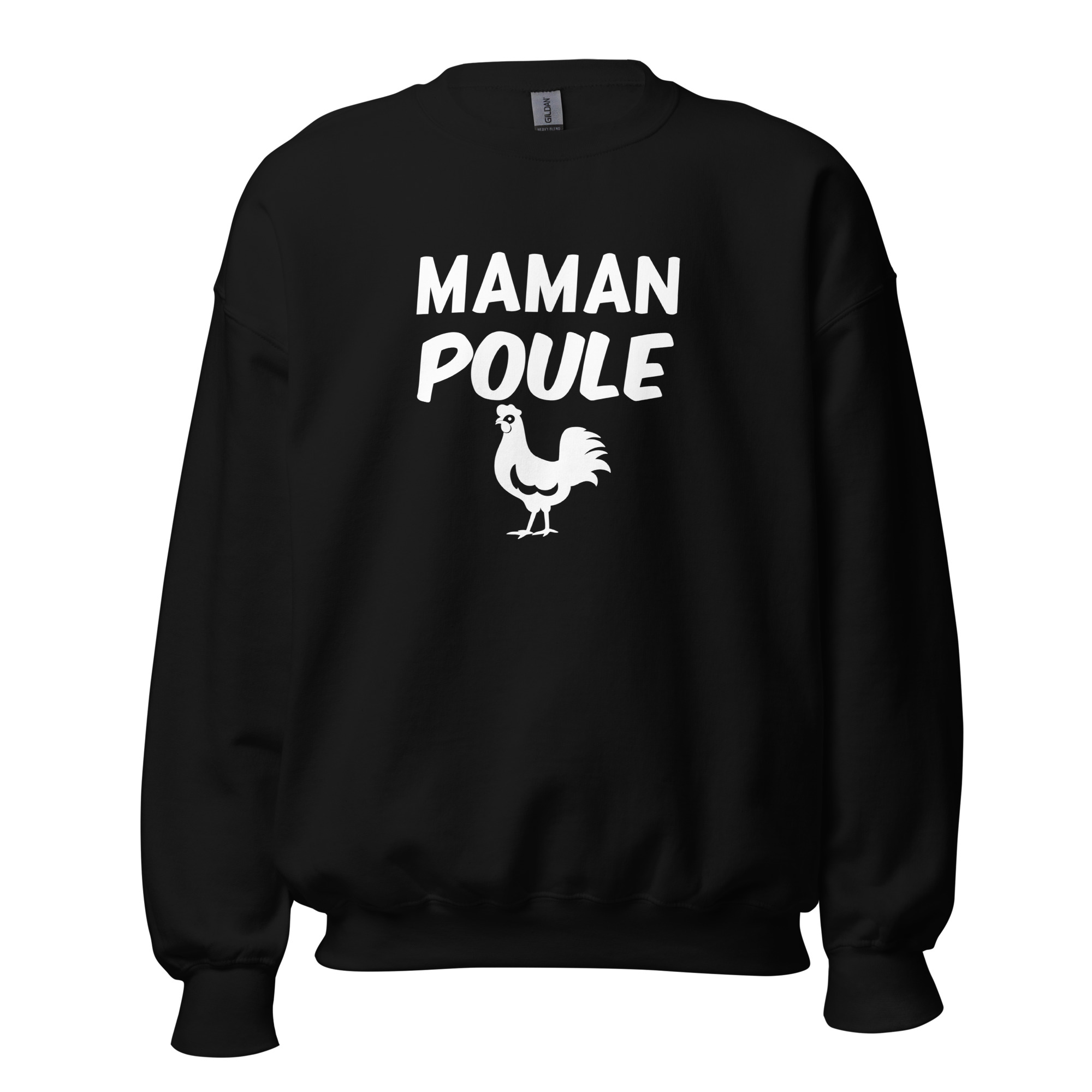 Sweat Unisexe à Col Rond Maman poule