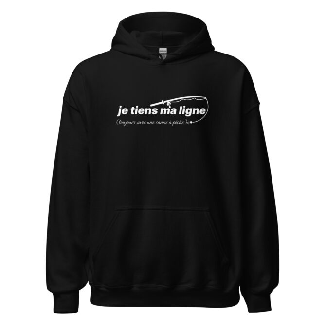 Sweat à capuche Je tiens ma ligne