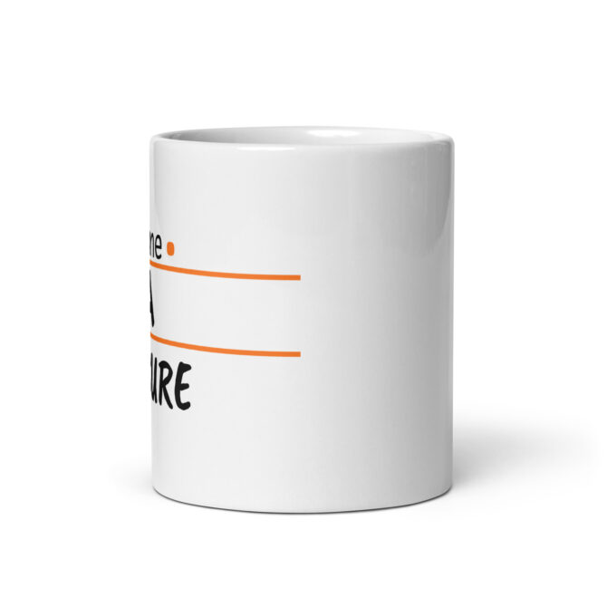 Mug Blanc Brillant Je suis une tata qui assure