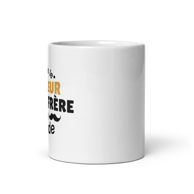 Mug Blanc Brillant Je suis le meilleur grand frère du monde