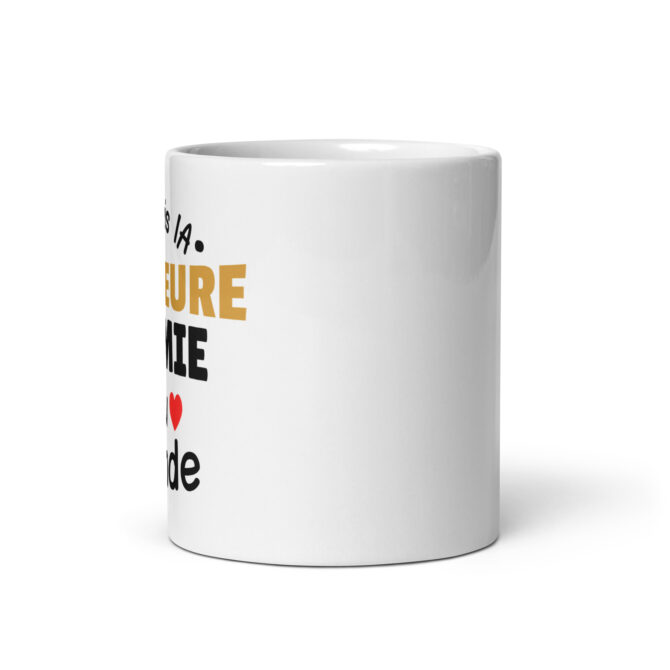 Mug Blanc Brillant Je suis la meilleure mamie du monde