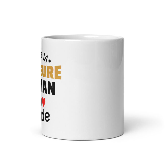 Mug Blanc Brillant Je suis la meilleure maman du monde