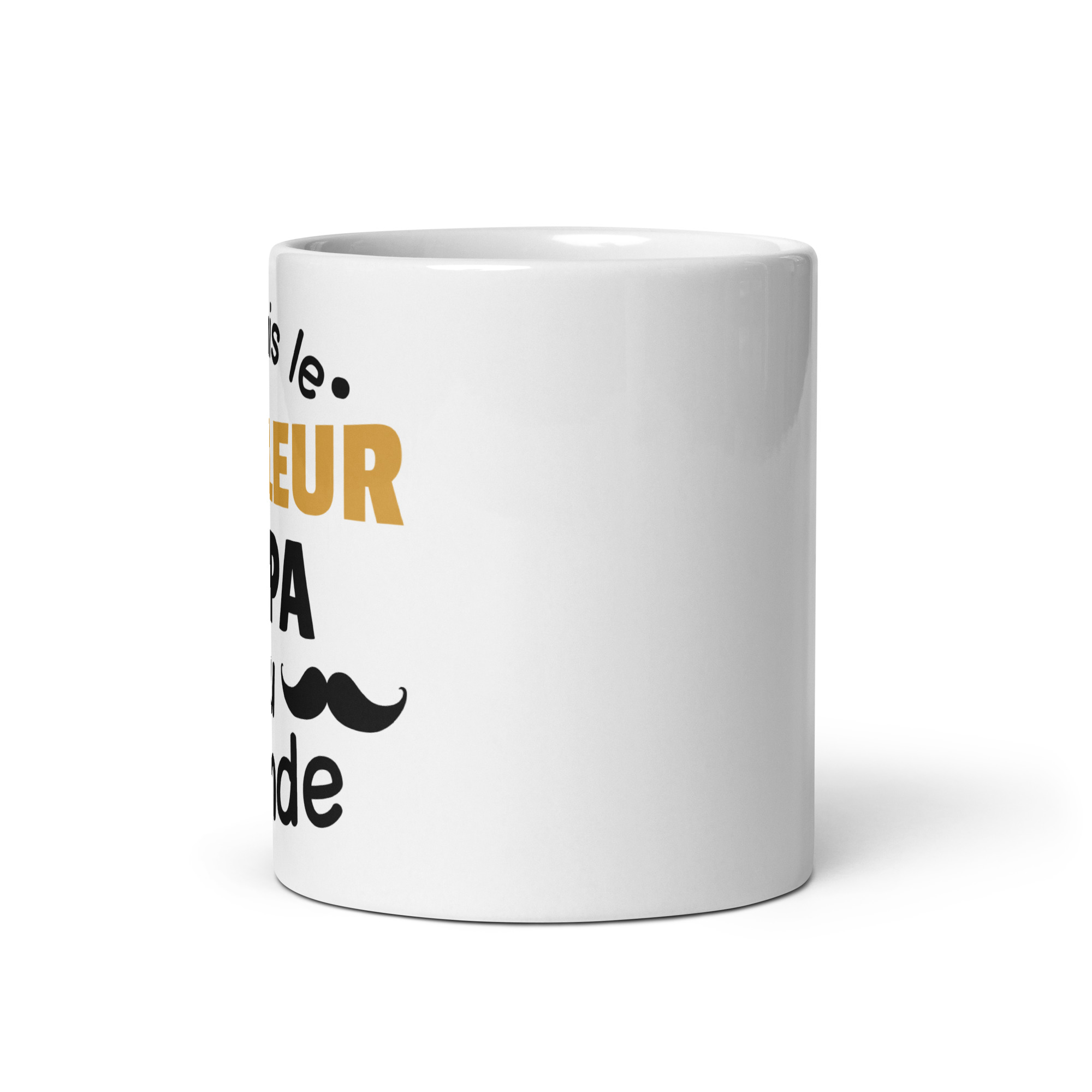 Mug Blanc Brillant Je suis le meilleur papa du monde