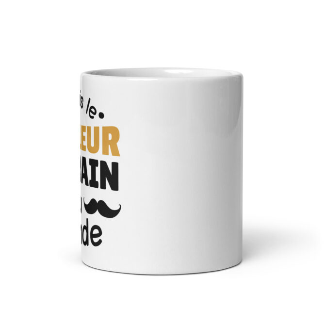 Mug Blanc Brillant Je suis le meilleur parrain du monde