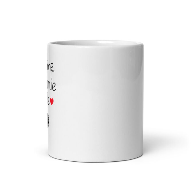 Mug Blanc Brillant Je t’aime ma mamie  poule