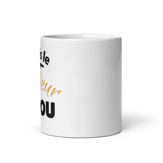 Mug Blanc Brillant je suis le meilleur papou