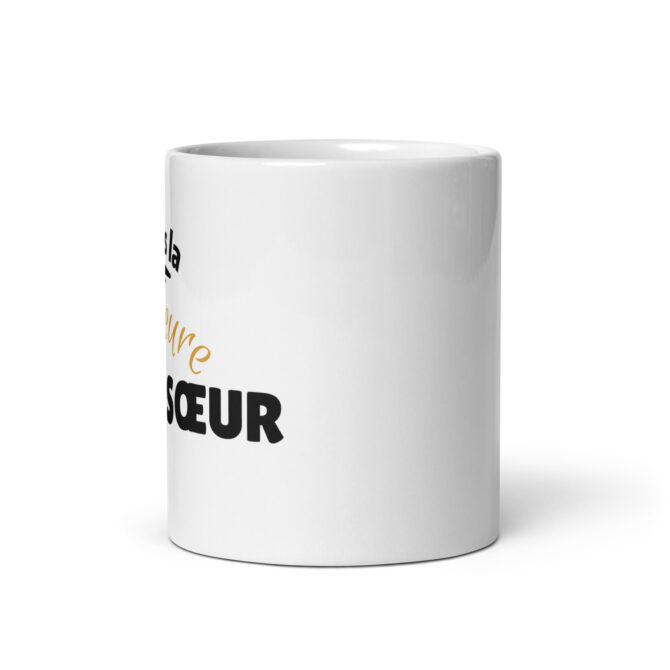 Mug Blanc Brillant je suis la meilleure petite sœur