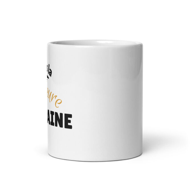 Mug Blanc Brillant  je suis la meilleure marraine