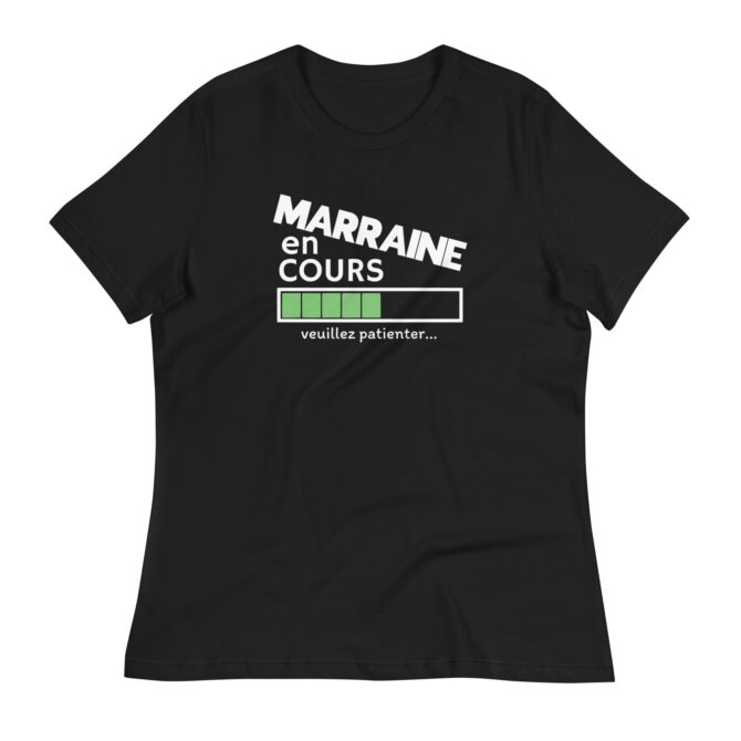 T-shirt Décontracté pour Femme marraine en cours veuillez patienter...