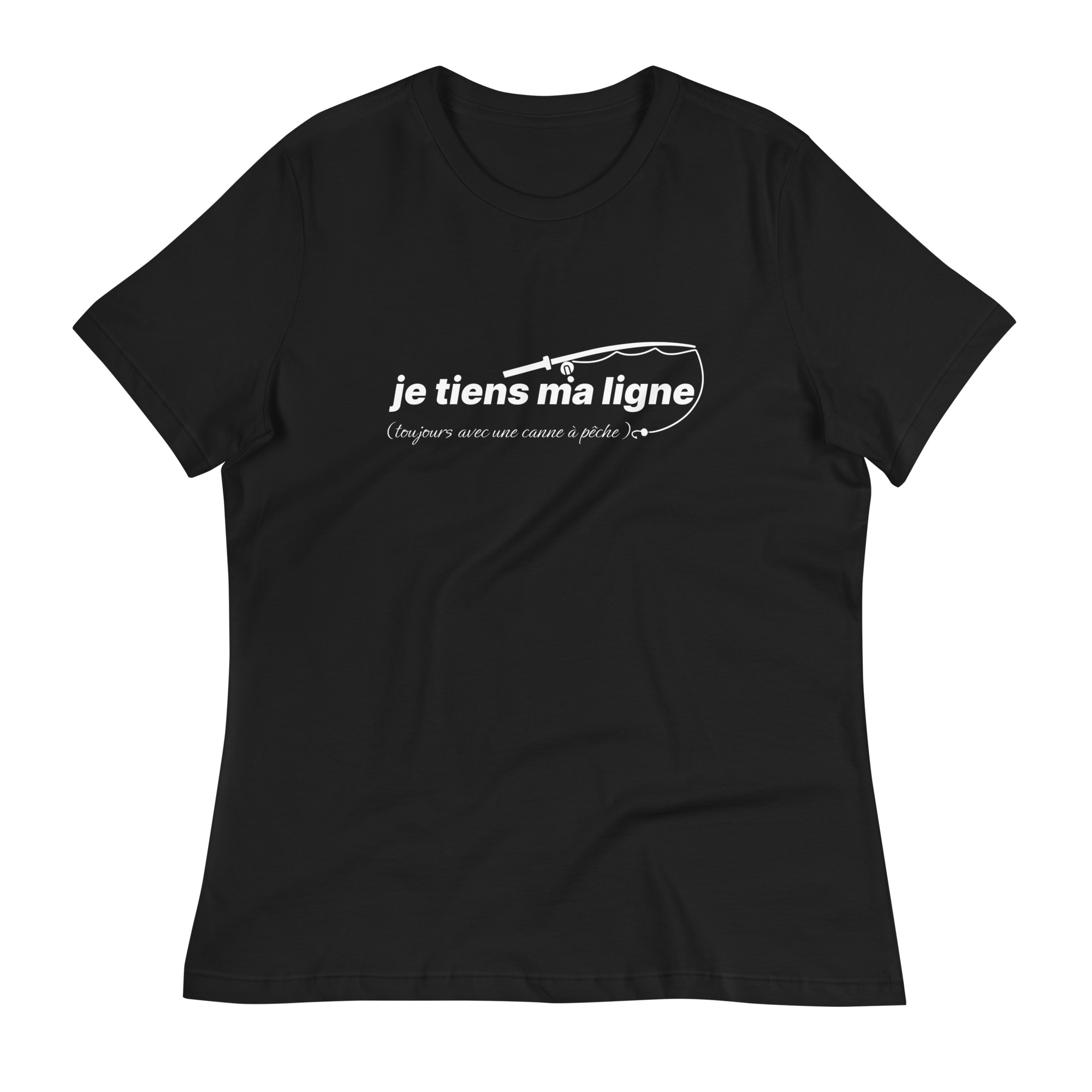 T-shirt Décontracté pour Femme Je tiens ma ligne