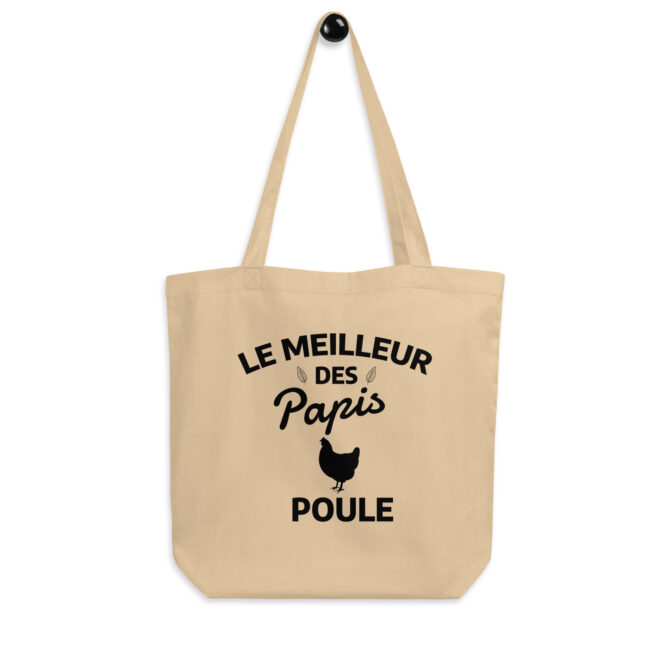 Tote Bag Bio Le meilleur des papis poule