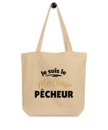 Tote Bag Bio Je suis le meilleur pêcheur