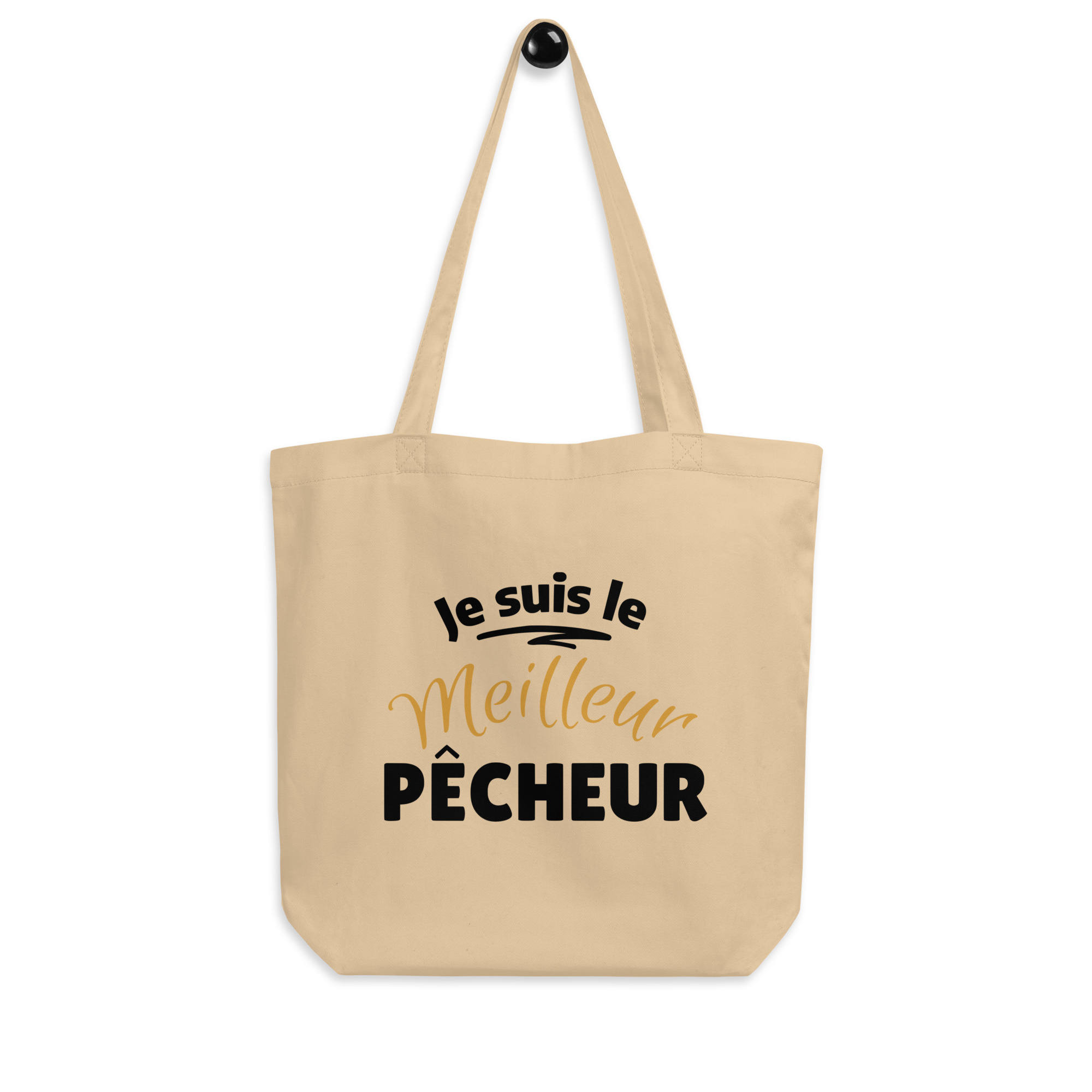Tote Bag Bio Je suis le meilleur pêcheur