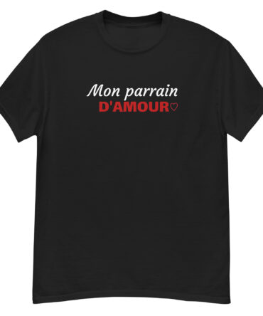T-shirt classique homme Mon parrain d'amour
