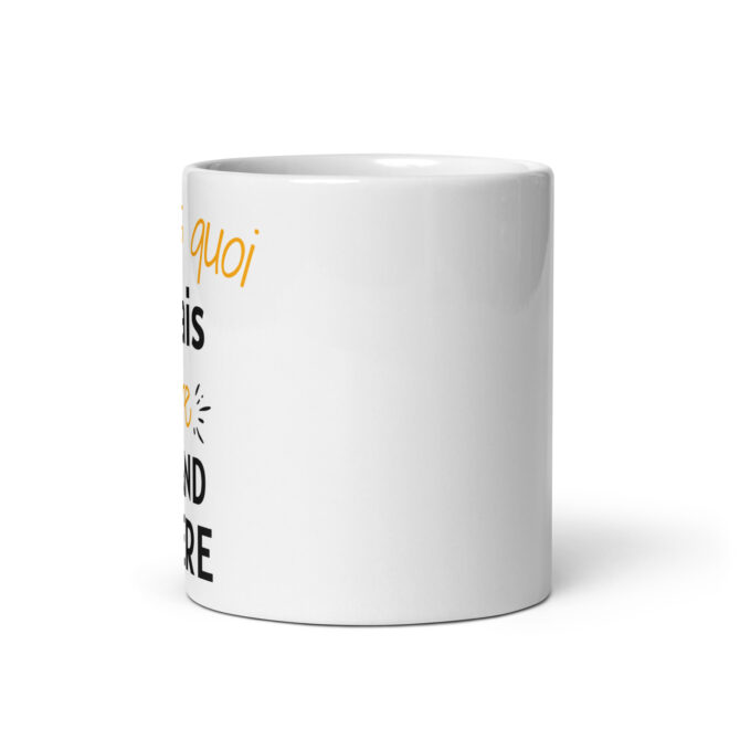 Mug Blanc Brillant Tu sais quoi j’vais être grand frère