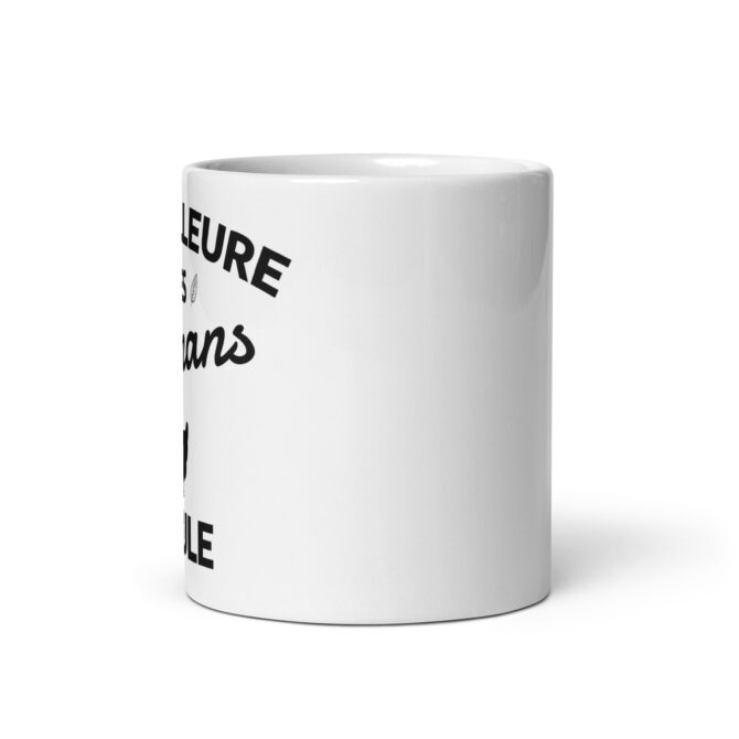Mug Blanc Brillant La meilleure des mamans poule