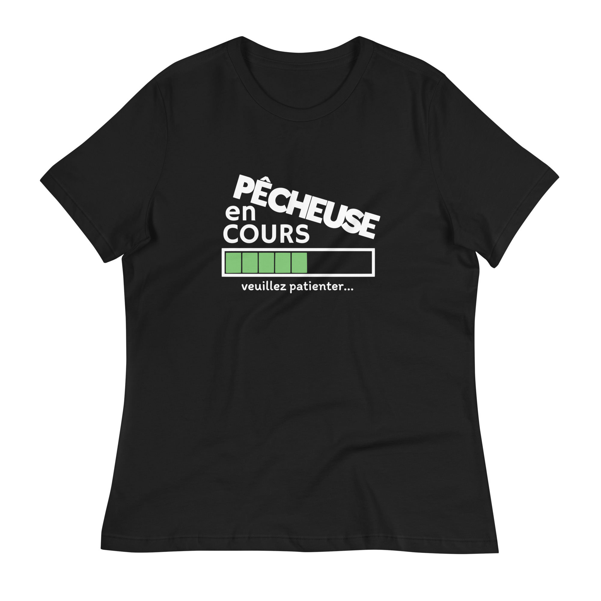 T-shirt Décontracté pour Femme pêcheuse en cours veuillez patienter…