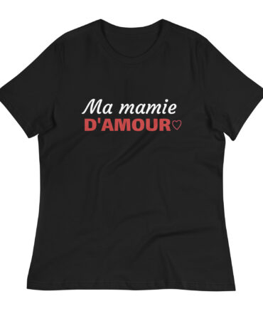 T-shirt Décontracté pour Femme Ma mamie d'amour