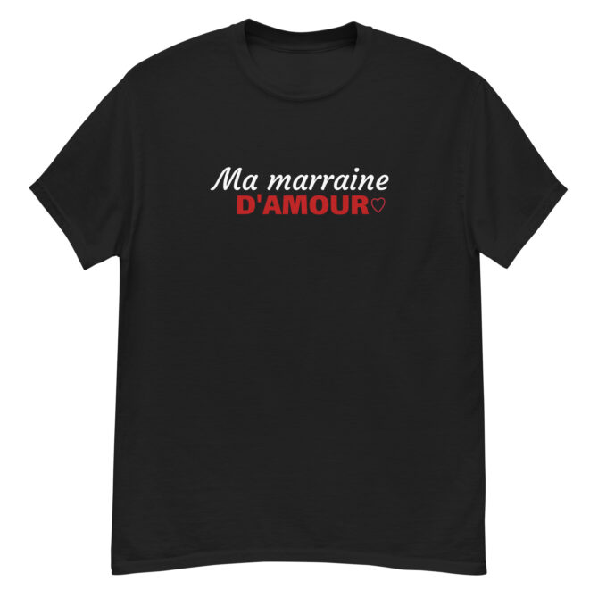 T-shirt classique homme Ma marraine d’amour