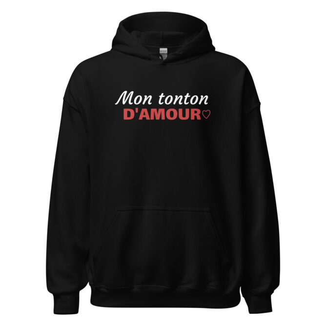 Sweat à capuche Mon tonton d’amour
