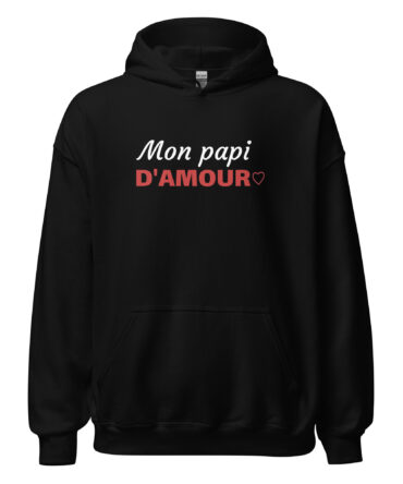 Sweat à capuche Mon papi d’amour