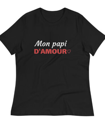 T-shirt Décontracté pour Femme Mon papi d’amour