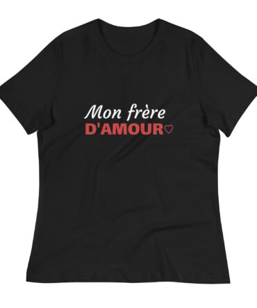T-shirt Décontracté pour Femme Mon frère d’amour