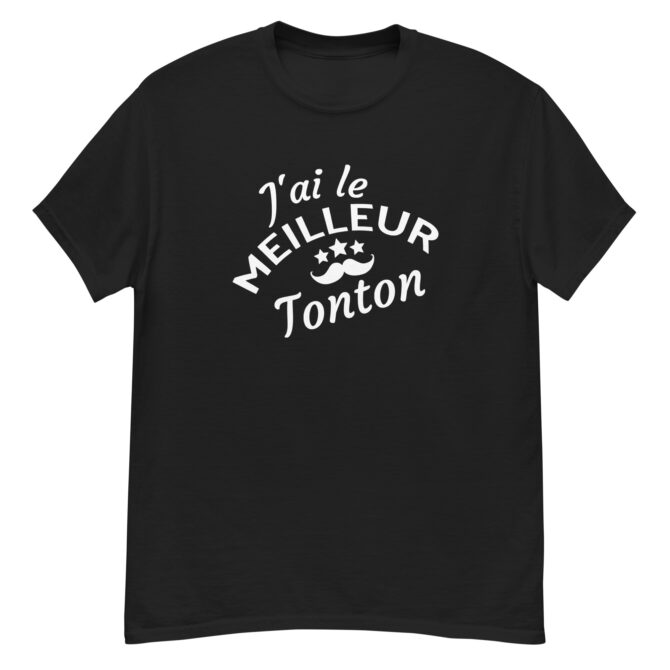 T-shirt classique homme J'ai le meilleur tonton