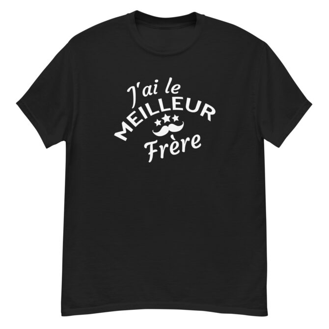T-shirt classique homme J'ai le meilleur frère