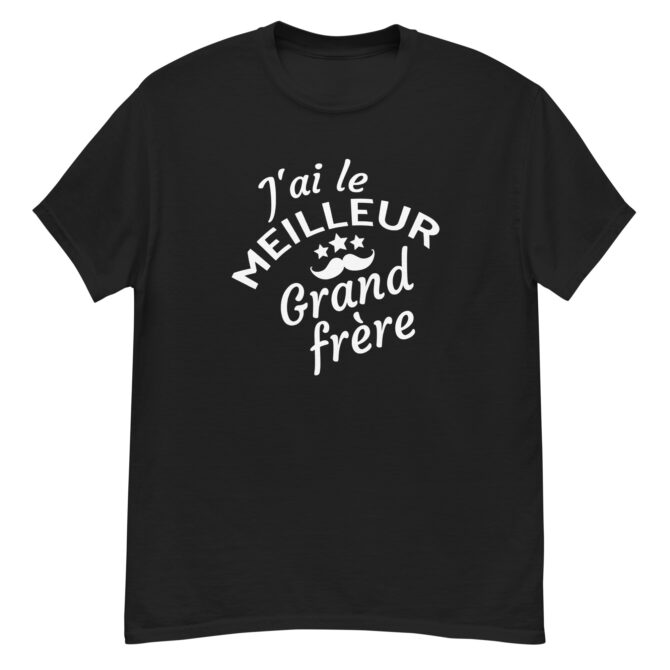 T-shirt classique homme J'ai le meilleur grand frère