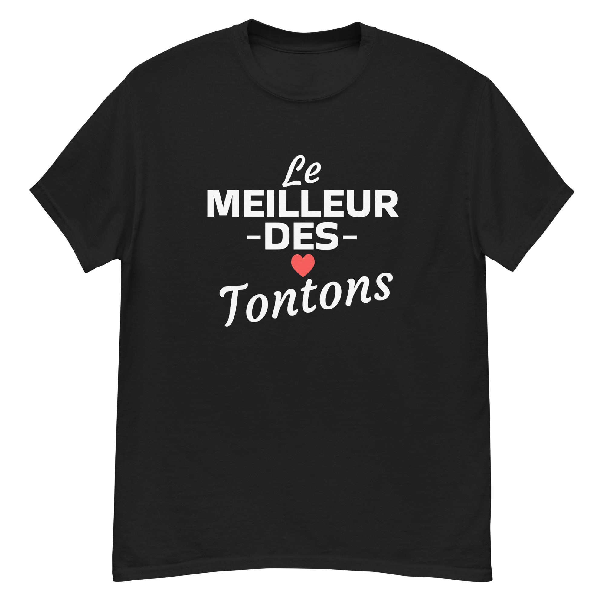T-shirt classique homme le meilleur des tonton