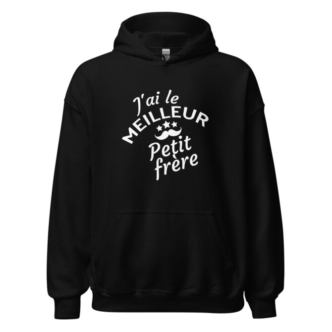 Sweat à capuche J’ai le meilleur petit frère