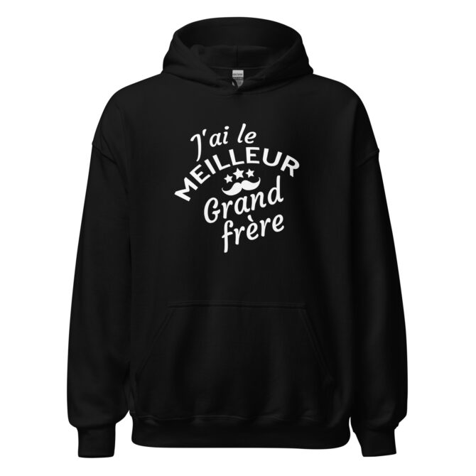 Sweat à capuche J’ai le meilleur grand frère