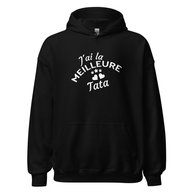 Sweat à capuche J’ai la meilleure tata