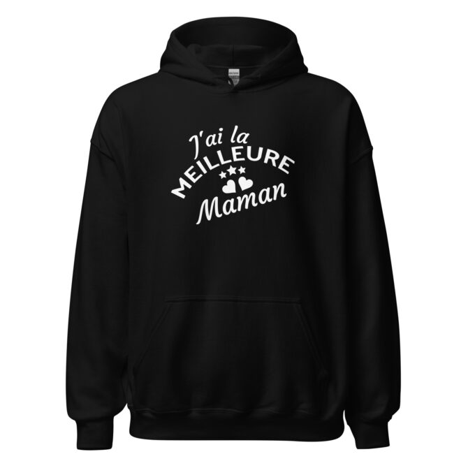 Sweat à capuche J’ai la meilleure maman