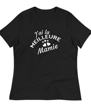 T-shirt Décontracté pour Femme J’ai la meilleure mamie