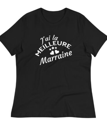 T-shirt Décontracté pour Femme J’ai la meilleure marraine