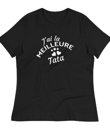 T-shirt Décontracté pour Femme J’ai la meilleure tata